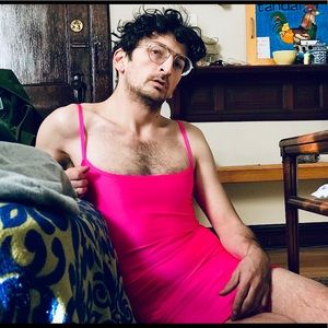 Hot Pink Spandex Mini Dress